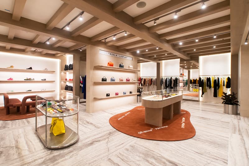 off white virgil abloh kuala lumpur malaysia store opening yours truly collection interior shopping
