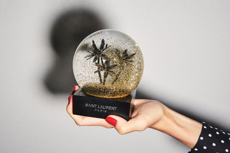 Saint Laurent Holiday 2019 Collection Snow Globe