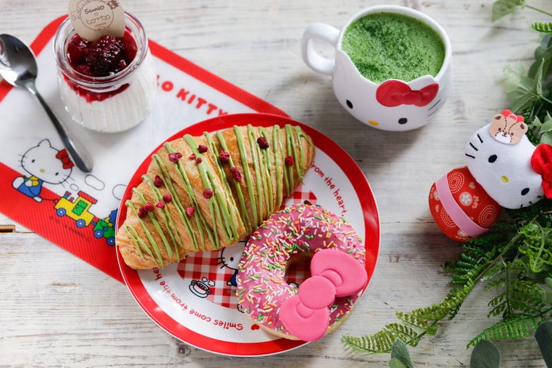 Sanrio Cafe Tombo London Donut Matcha Croissant