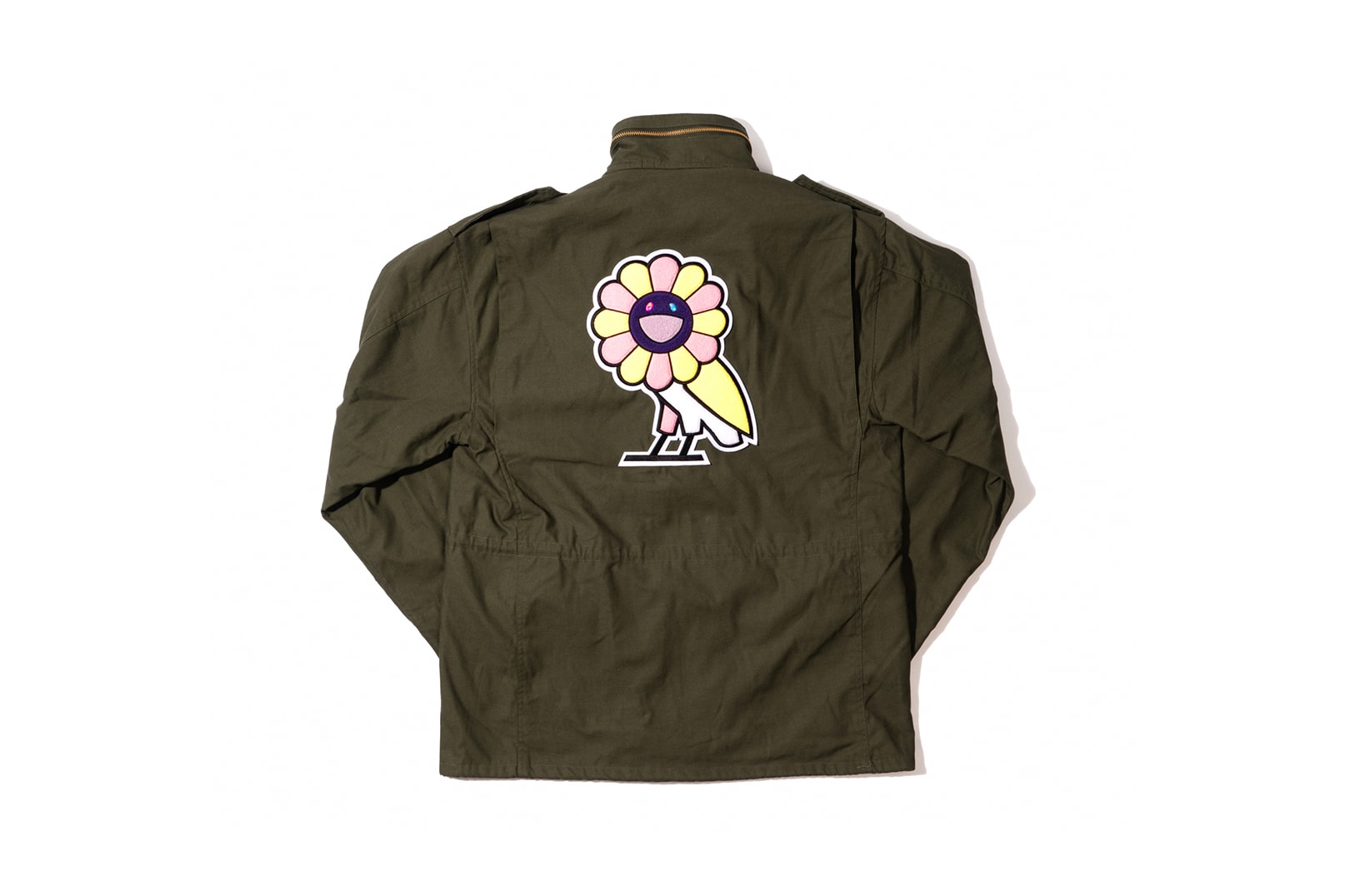 Takashi Murakami x OVO Collection Army Jacket Green
