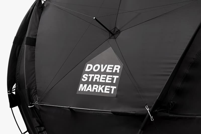 the north face dover street market london geodome tents denali jacket black