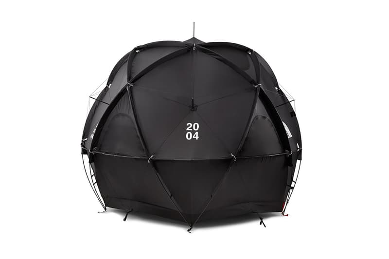the north face dover street market london geodome tents denali jacket black