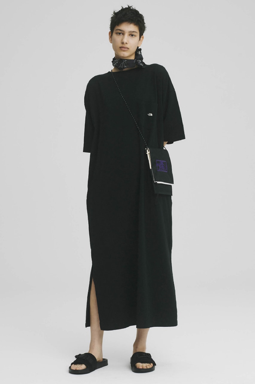 THE NORTH FACE PURPLE LABEL Spring Summer 2020 Collection Lookbook Long Dress Black Slides