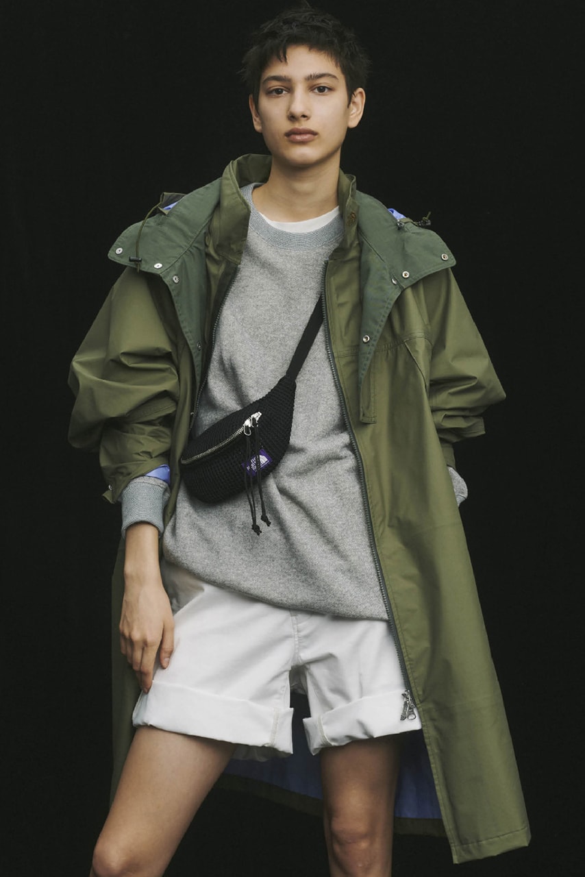 THE NORTH FACE PURPLE LABEL Spring Summer 2020 Collection Lookbook Parka Green Pullover Gray