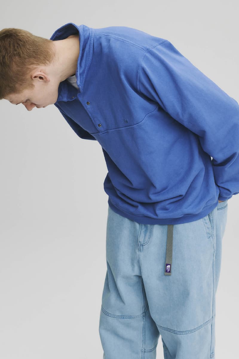 THE NORTH FACE PURPLE LABEL Spring Summer 2020 Collection Lookbook Henley Blue