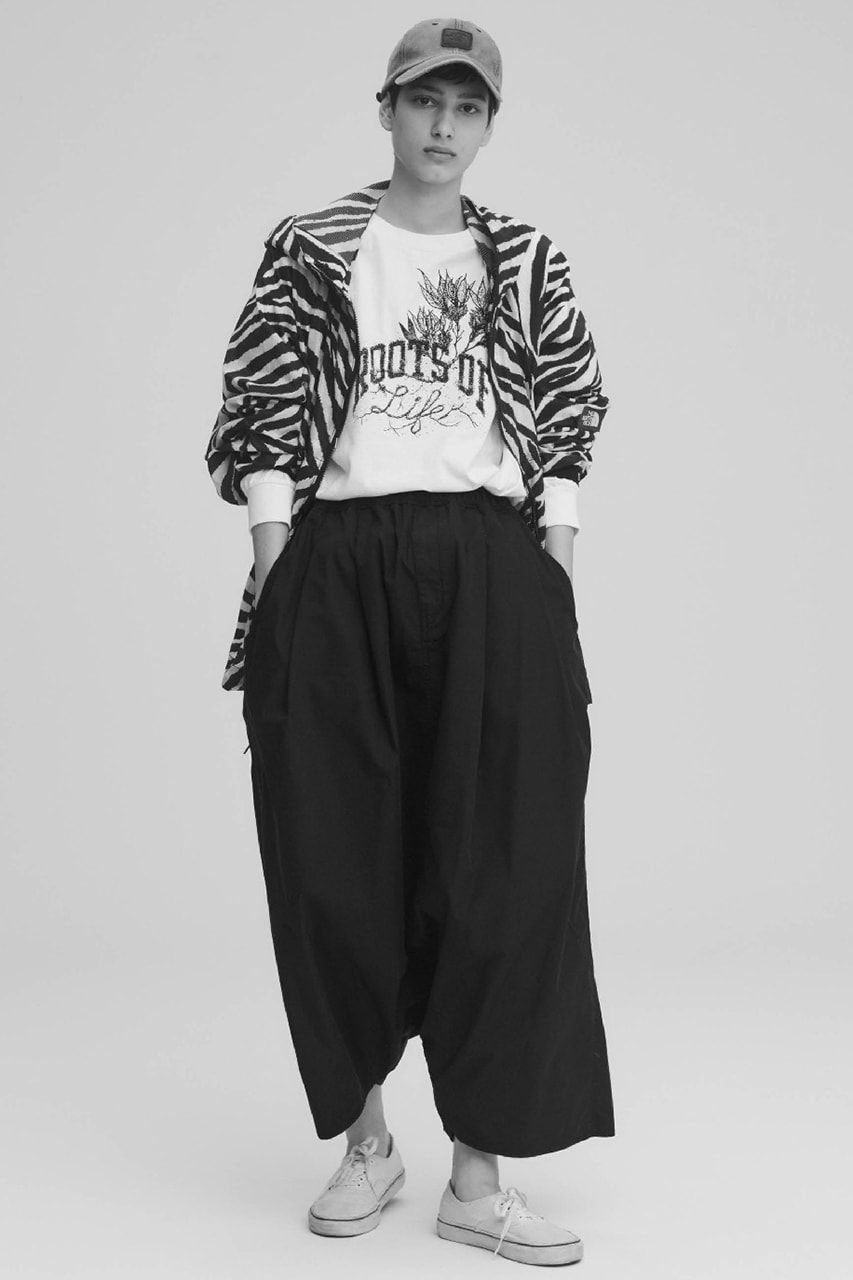 THE NORTH FACE PURPLE LABEL Spring Summer 2020 Collection Lookbook Shirt Zebra Pants Black