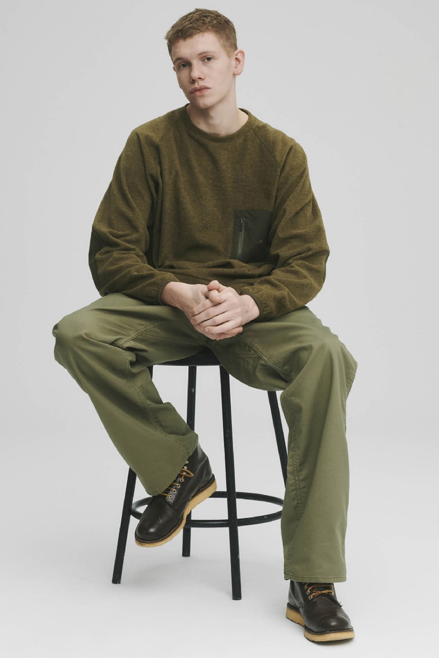 THE NORTH FACE PURPLE LABEL Spring Summer 2020 Collection Lookbook Long Sleeve Pocket Green