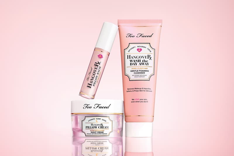 too faced hangover collection skincare cleanser night cream lip balm jerrod blandino interview
