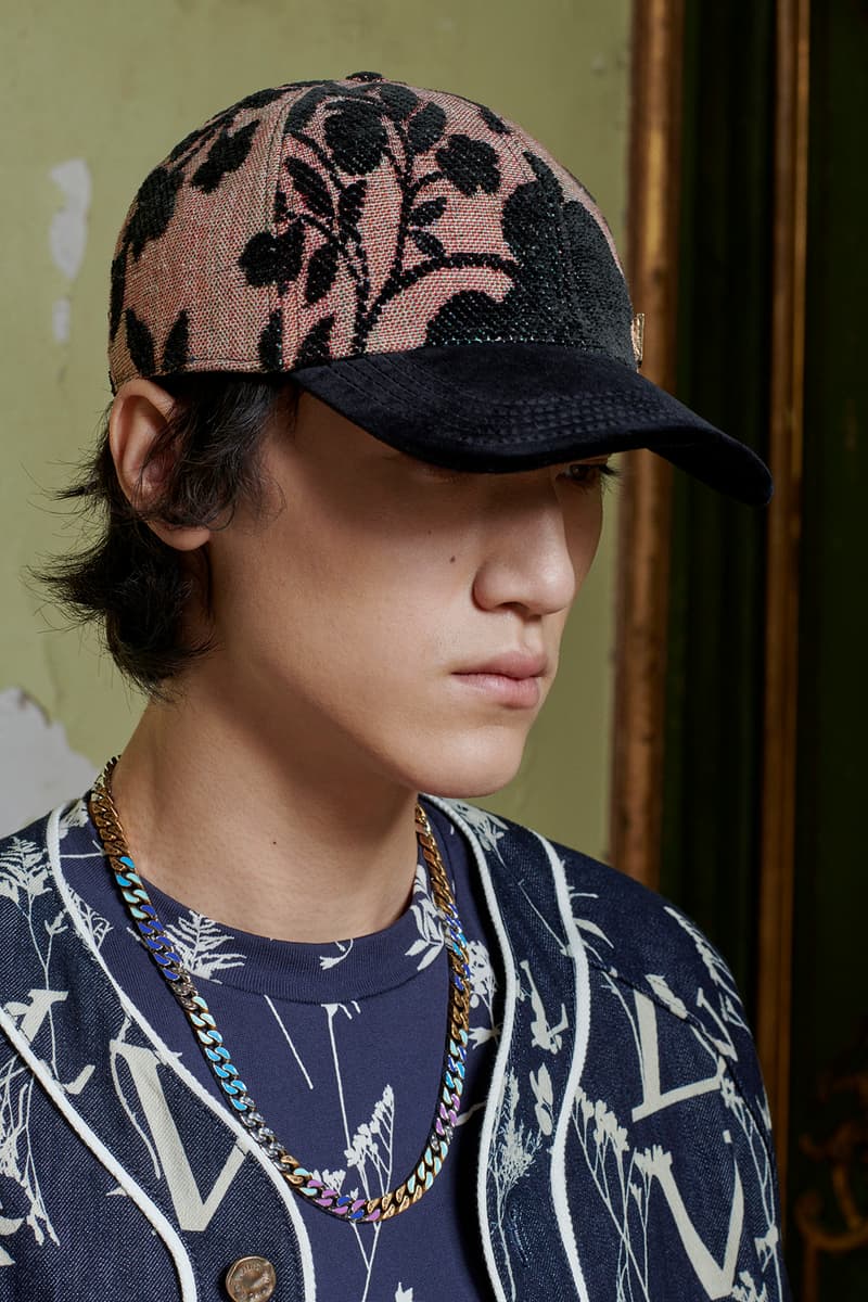 Virgil Abloh Louis Vuitton Pre-Fall 2020 Collection Lookbook Floral Cap