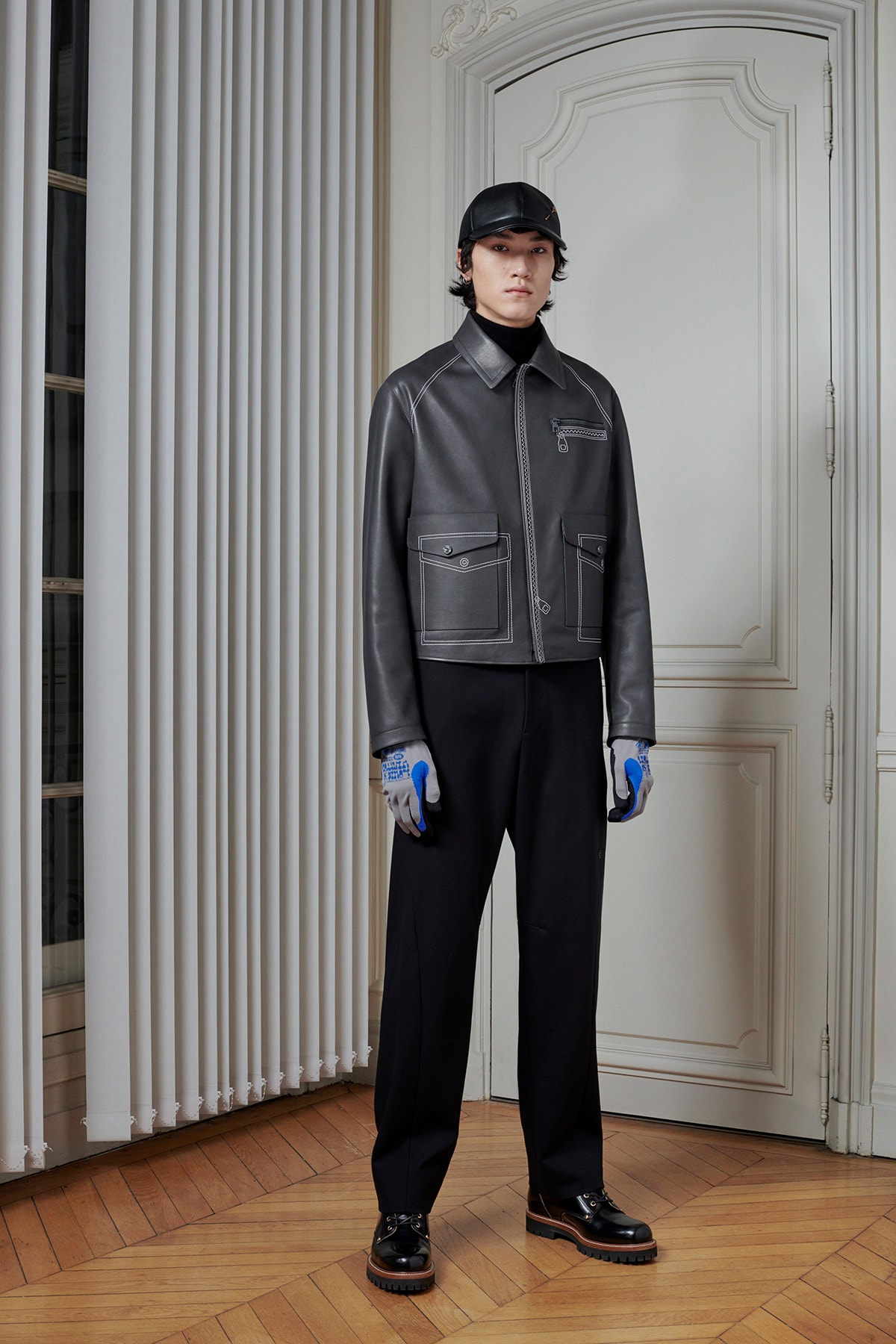 Virgil Abloh Louis Vuitton Pre-Fall 2020 Collection Lookbook Tailored Jacket Grey