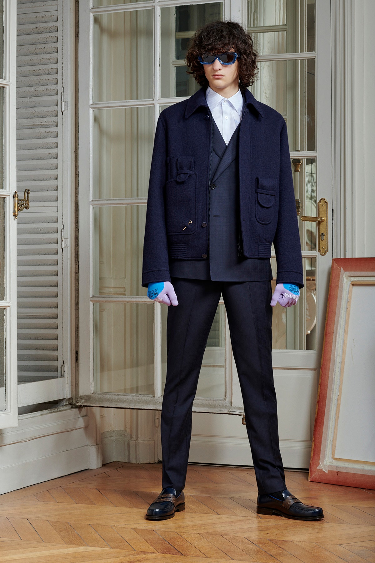 Virgil Abloh Louis Vuitton Pre-Fall 2020 Collection Lookbook Double Breasted Blazer