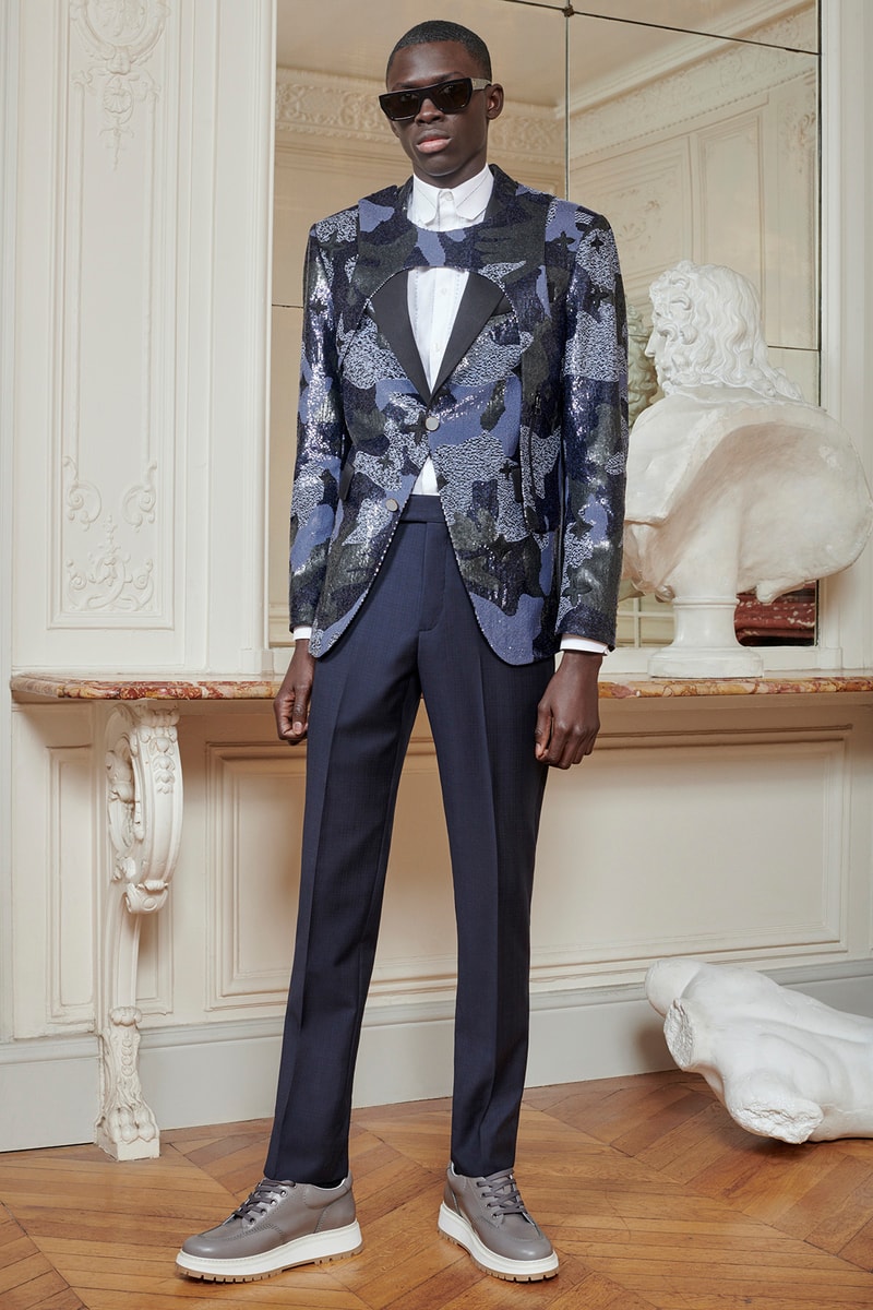 Virgil Abloh Louis Vuitton Pre-Fall 2020 Collection Lookbook Camo Harness Suit