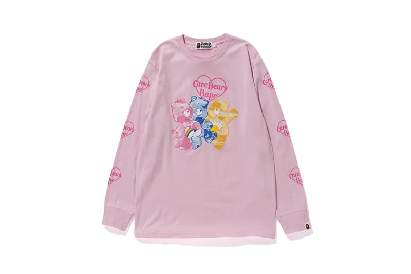 Care Bears x BAPE Long Sleeve Bear Shirt Pink