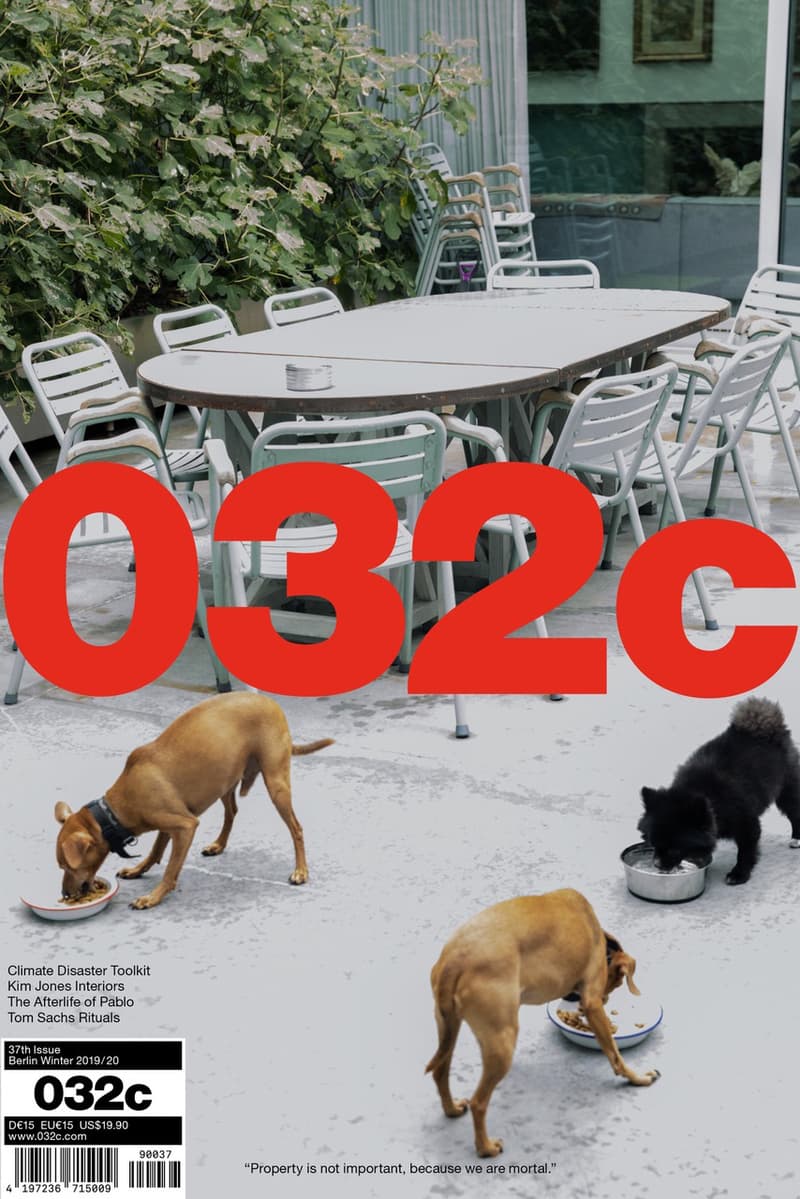 032c Magazine Issue 37 Kim Jones Interview black hole catalog dior men feature house inside interior look collection release publish
