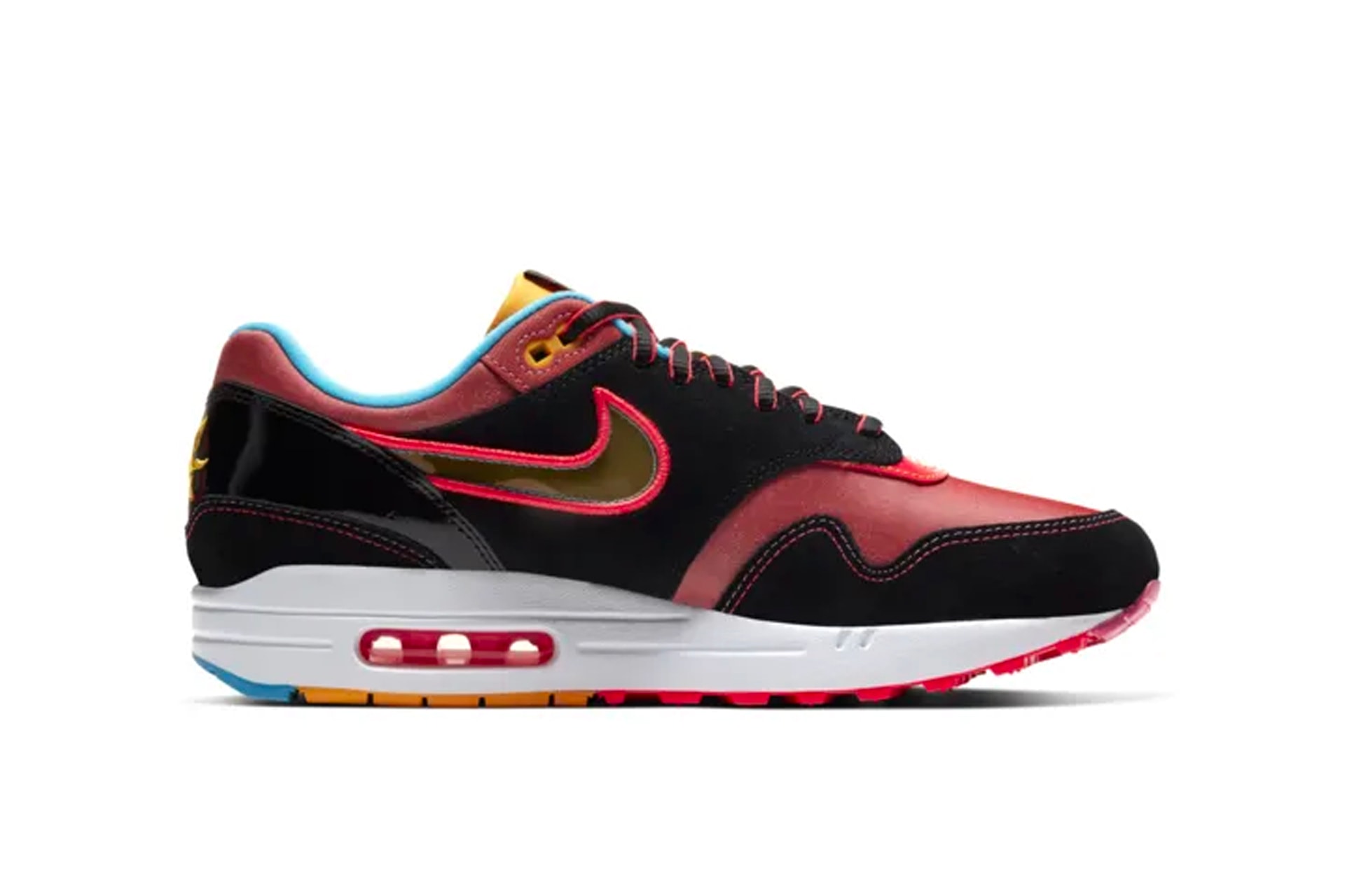 nike air max 1 nyc chinatown lunar new year chinese sneakers footwear mythology mythical longma red black heritage shoe chollima runner