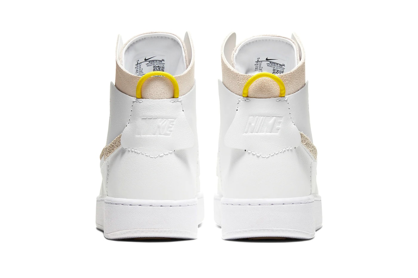 nike vandalized lx trainer sneaker vandal OG white chrome yellow black suede leather upper