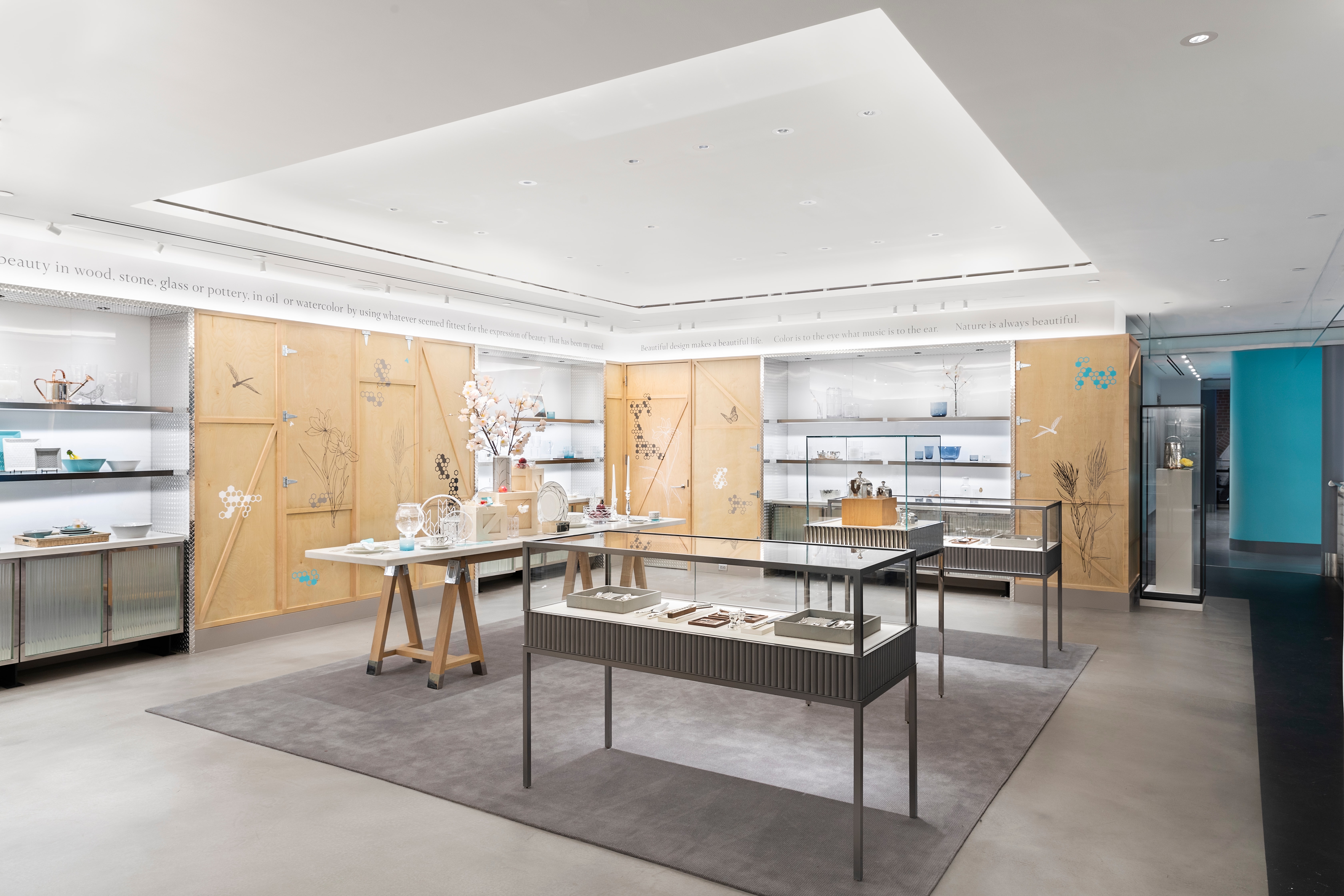 tiffany and co new york city flagship store next door jewelry high collections luxury brand retail blue