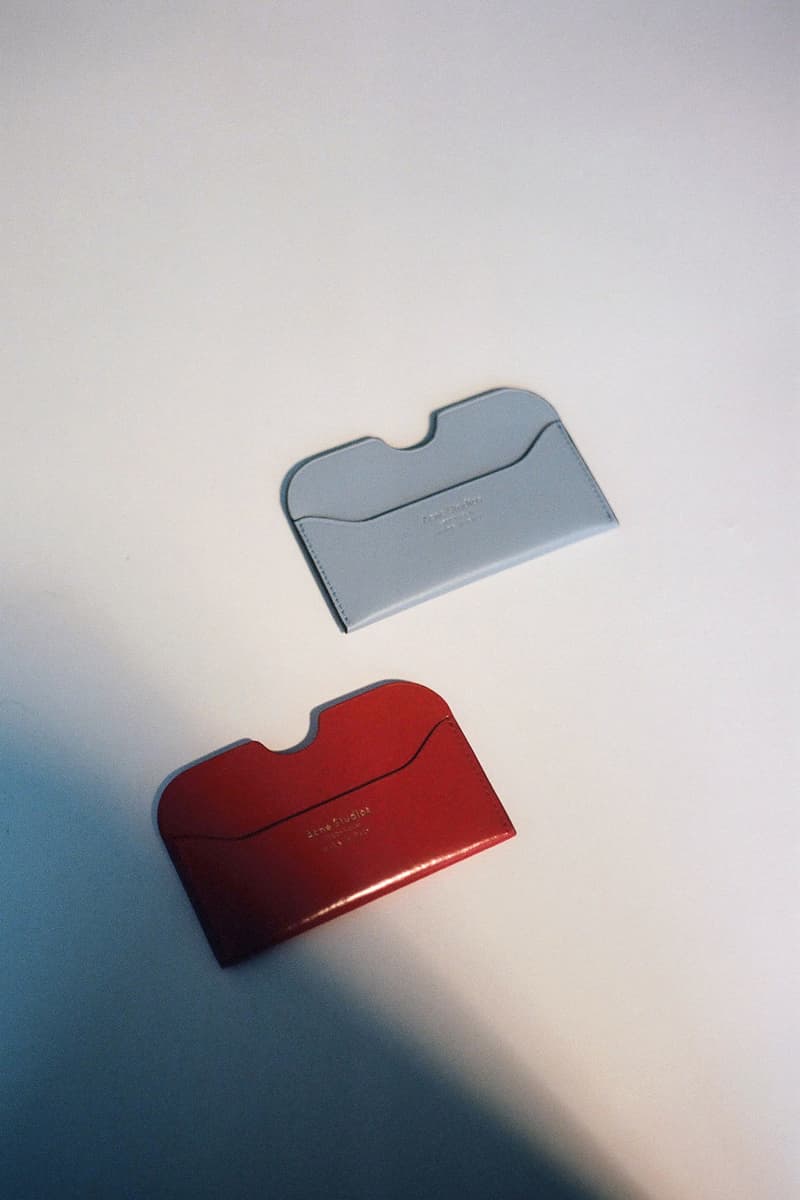 Acne Studios Spring/Summer 2020 Collection Cardholder Red Blue