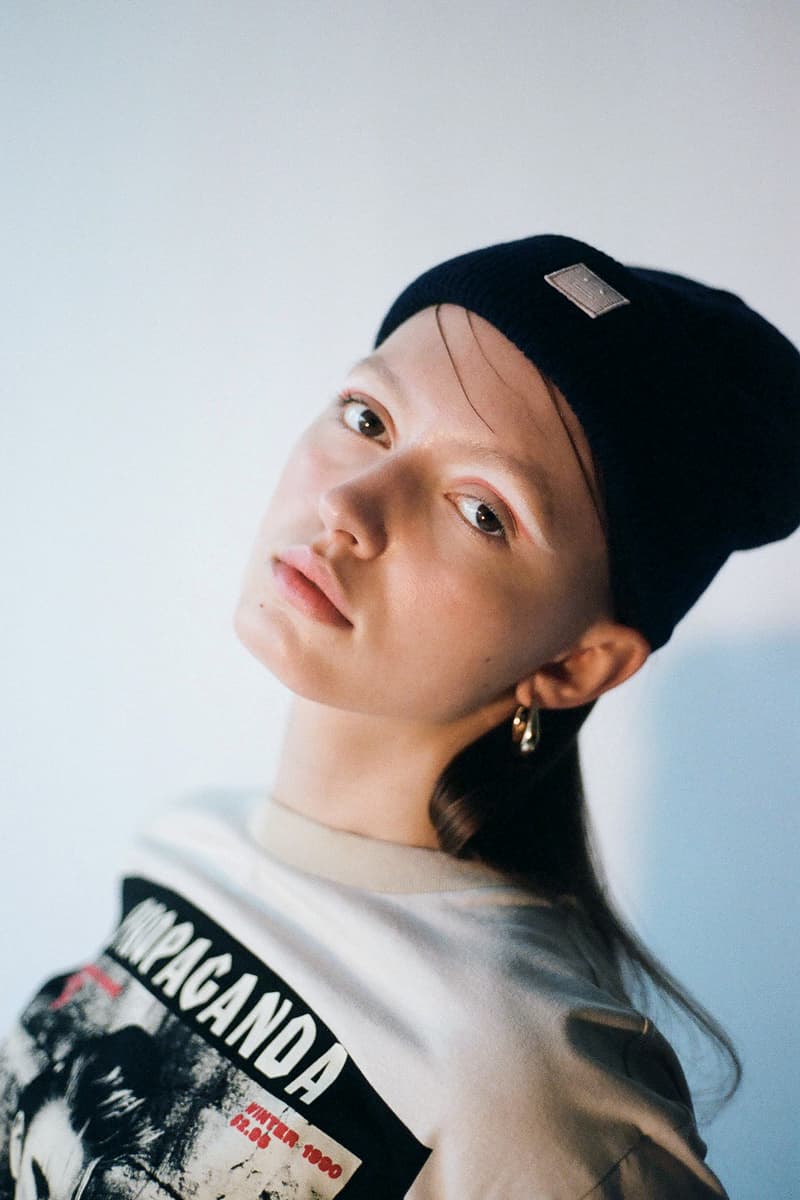 Acne Studios Spring/Summer 2020 Collection Beanie Face Black