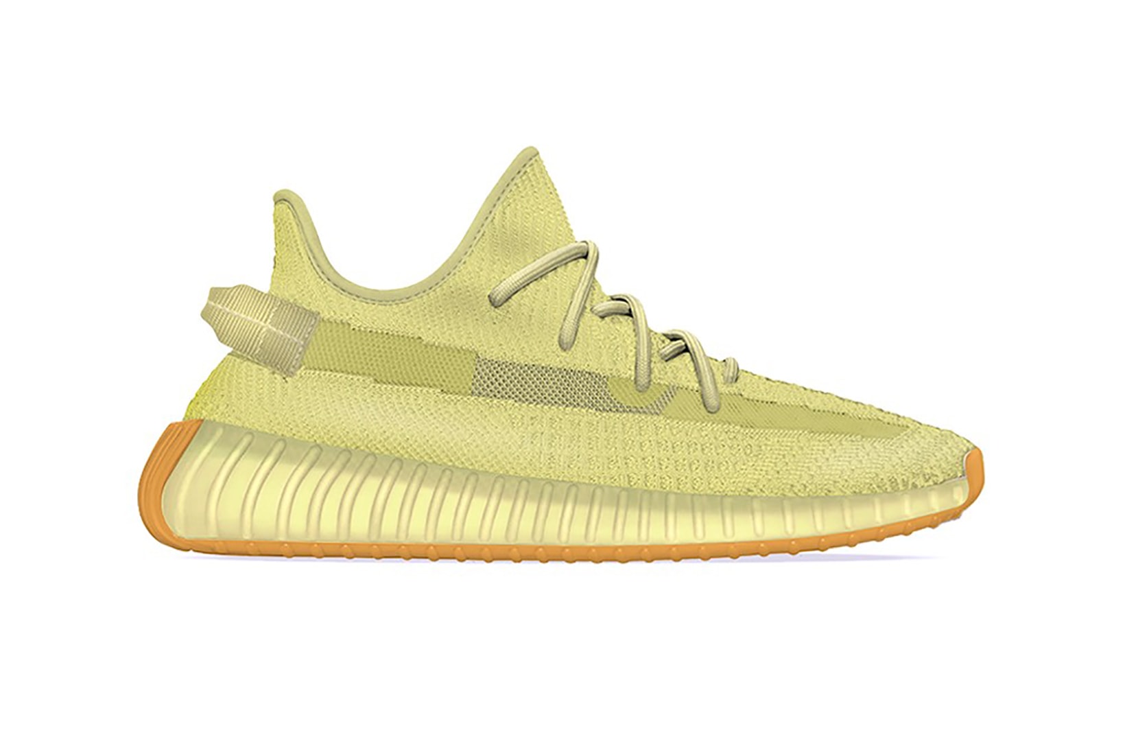 adidas kanye west yeezy boost 350 v2 flax sulphur neon green footwear sneakerhead