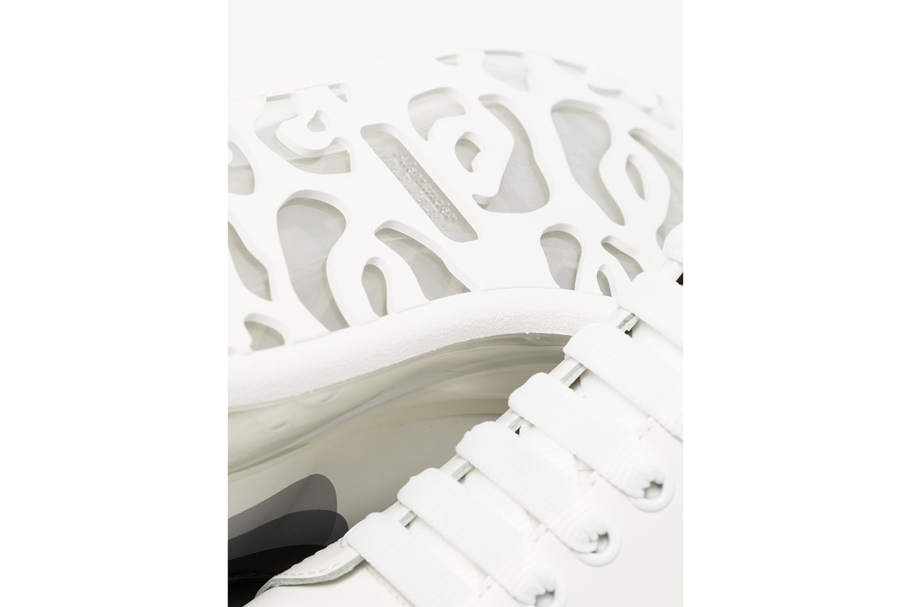 alexander mcqueen oversized white 3d sneakers chunky release price