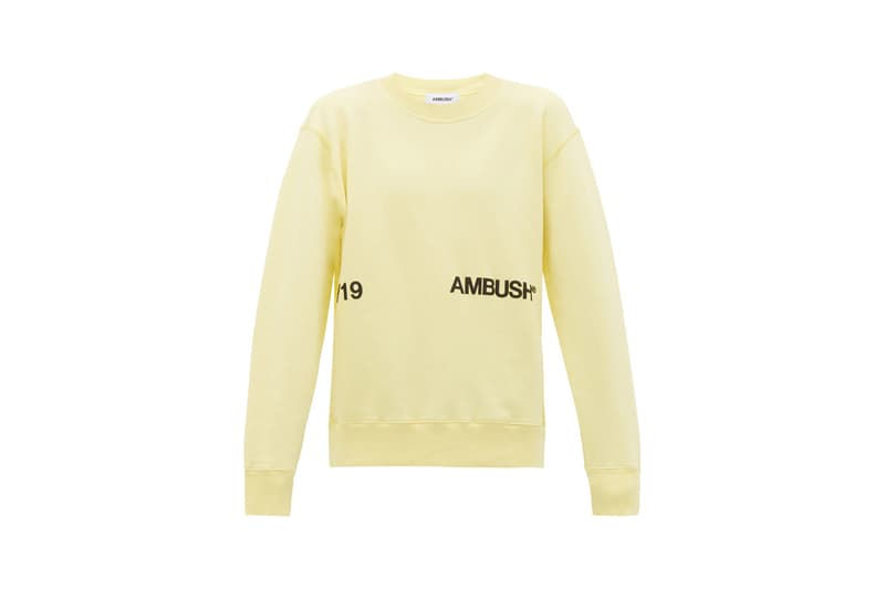 ambush matchesfashion capsule collection yoon fleece jackets sweatshirts sweatpants