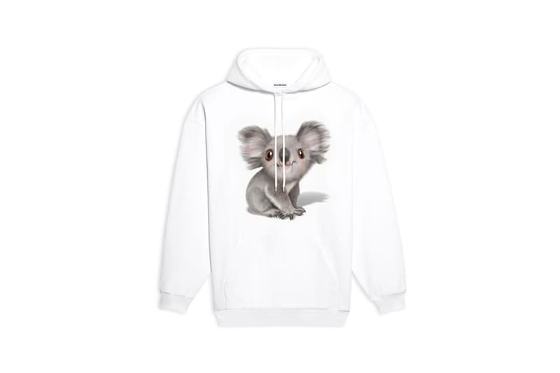 Balenciaga Australia Fire Bushfire Donation Koala Hoodie