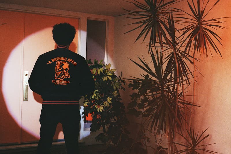 the weeknd a bathing ape xo bape hoodies t-shirts sweatpants collaboration