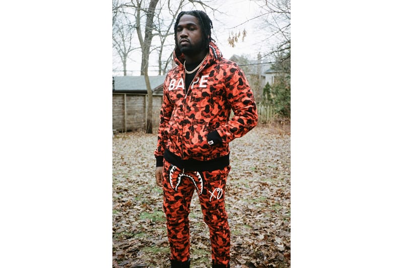 bape hoodie and sweatpants