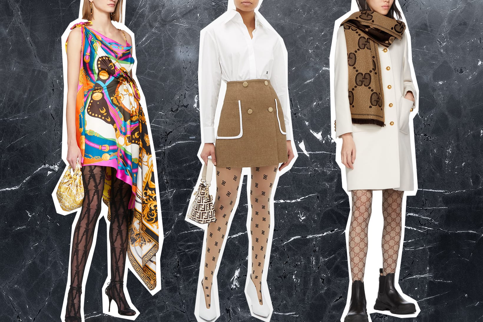 fendi tights outfit ideas