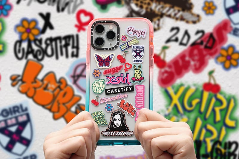 casetify x-girl collaboration iphone cases airpods tech