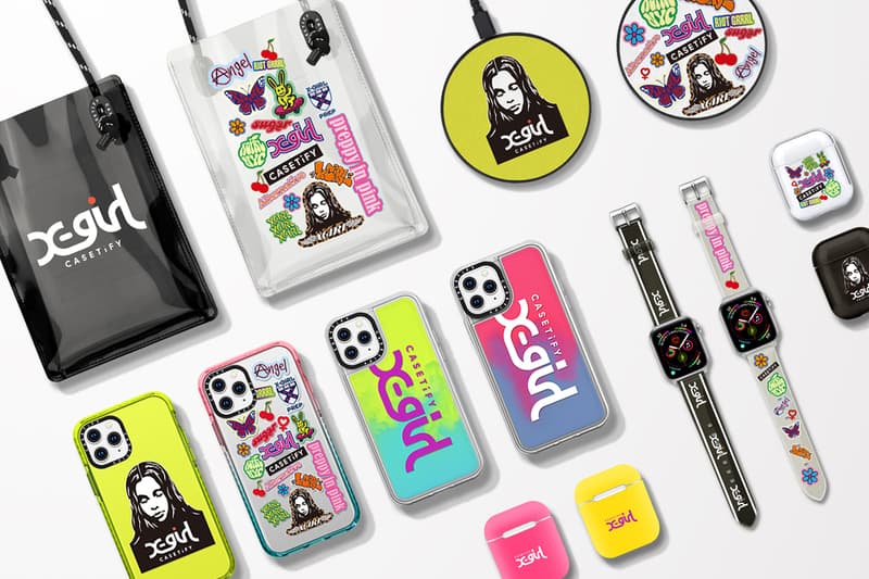 casetify x-girl collaboration iphone cases airpods tech