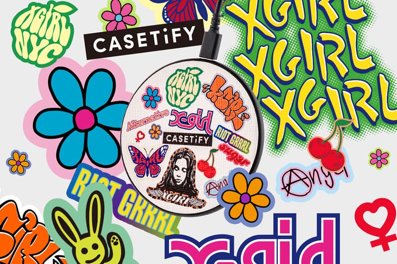 casetify x-girl collaboration iphone cases airpods tech