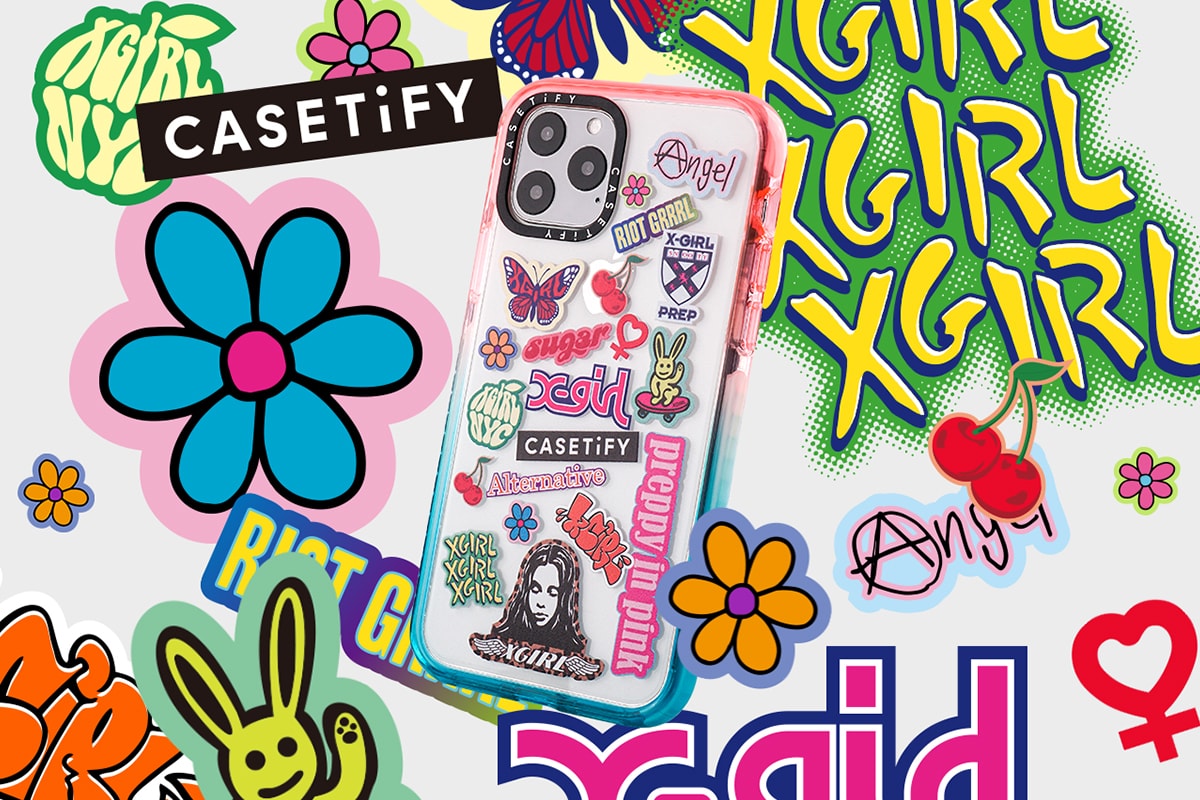 casetify x-girl collaboration iphone cases airpods tech