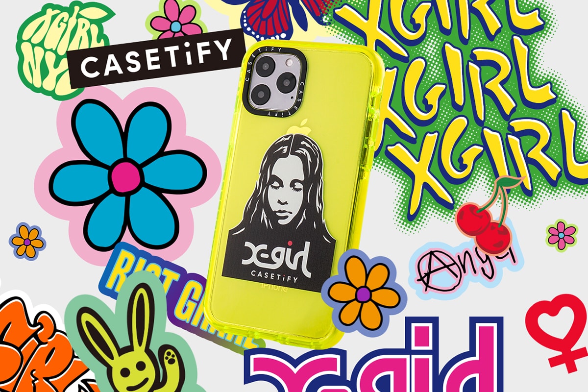 casetify x-girl collaboration iphone cases airpods tech