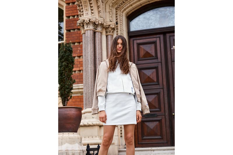 champion spring summer collection lookbook hoodies shirts shorts sneakers jackets