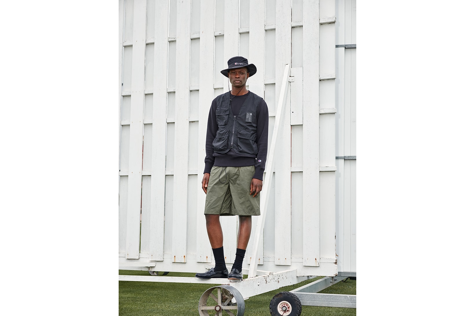 champion spring summer collection lookbook hoodies shirts shorts sneakers jackets 