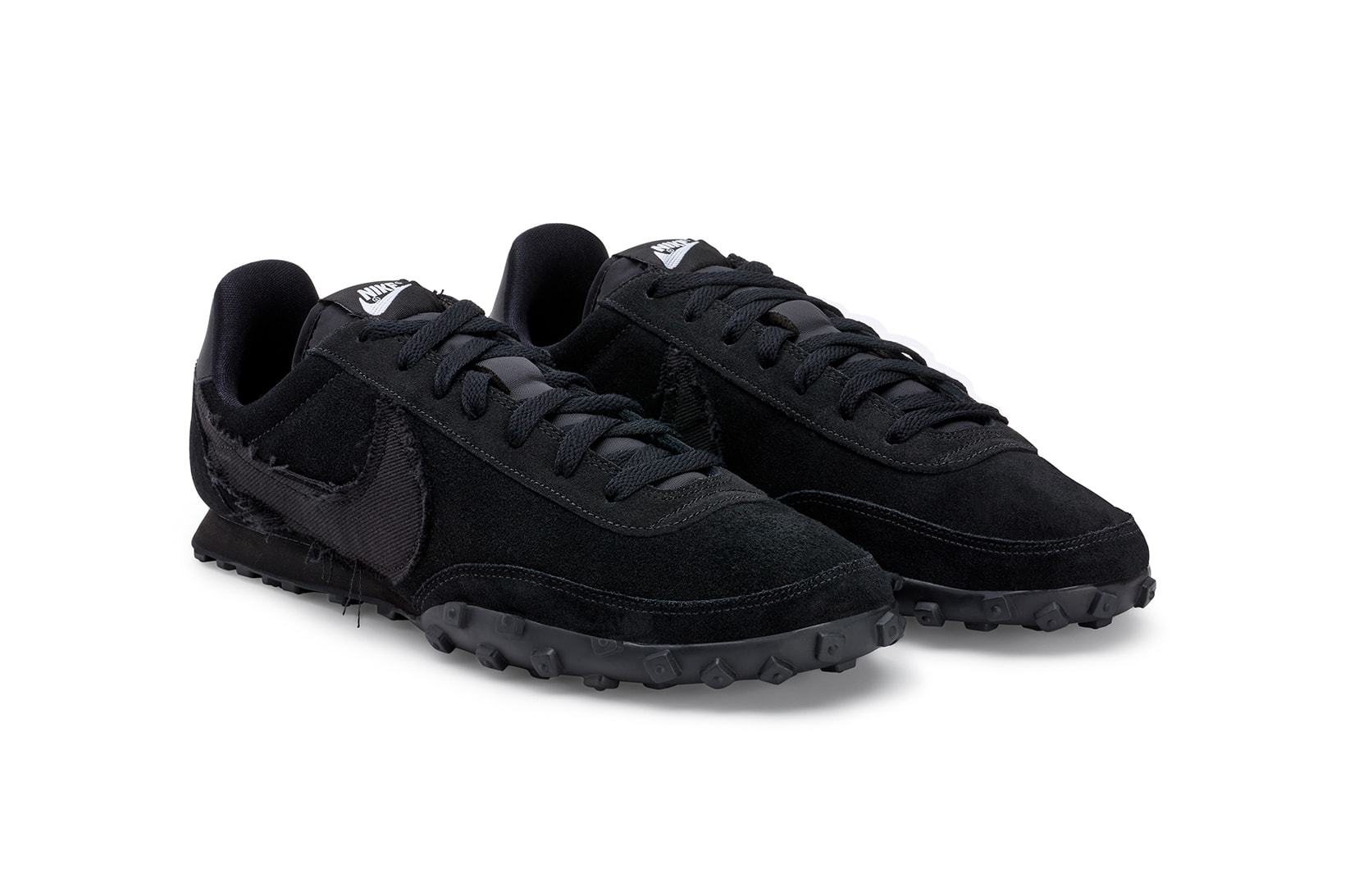 comme des garcons nike waffle racer 2 black release info price collaboration 