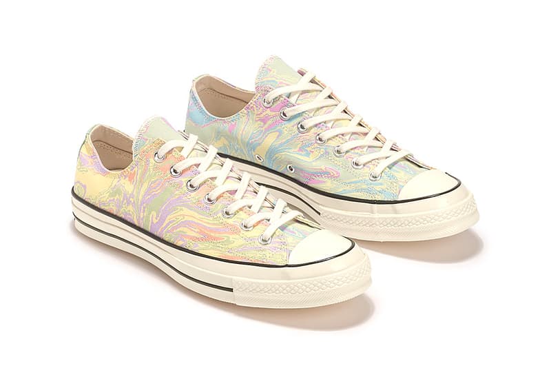 converse chuck 70 ox taylor all star hi sneakers pastel marble