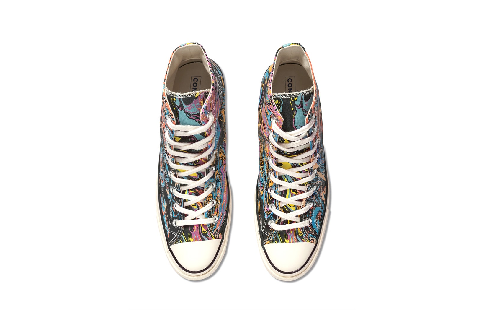 converse chuck 70 ox taylor all star hi sneakers pastel marble