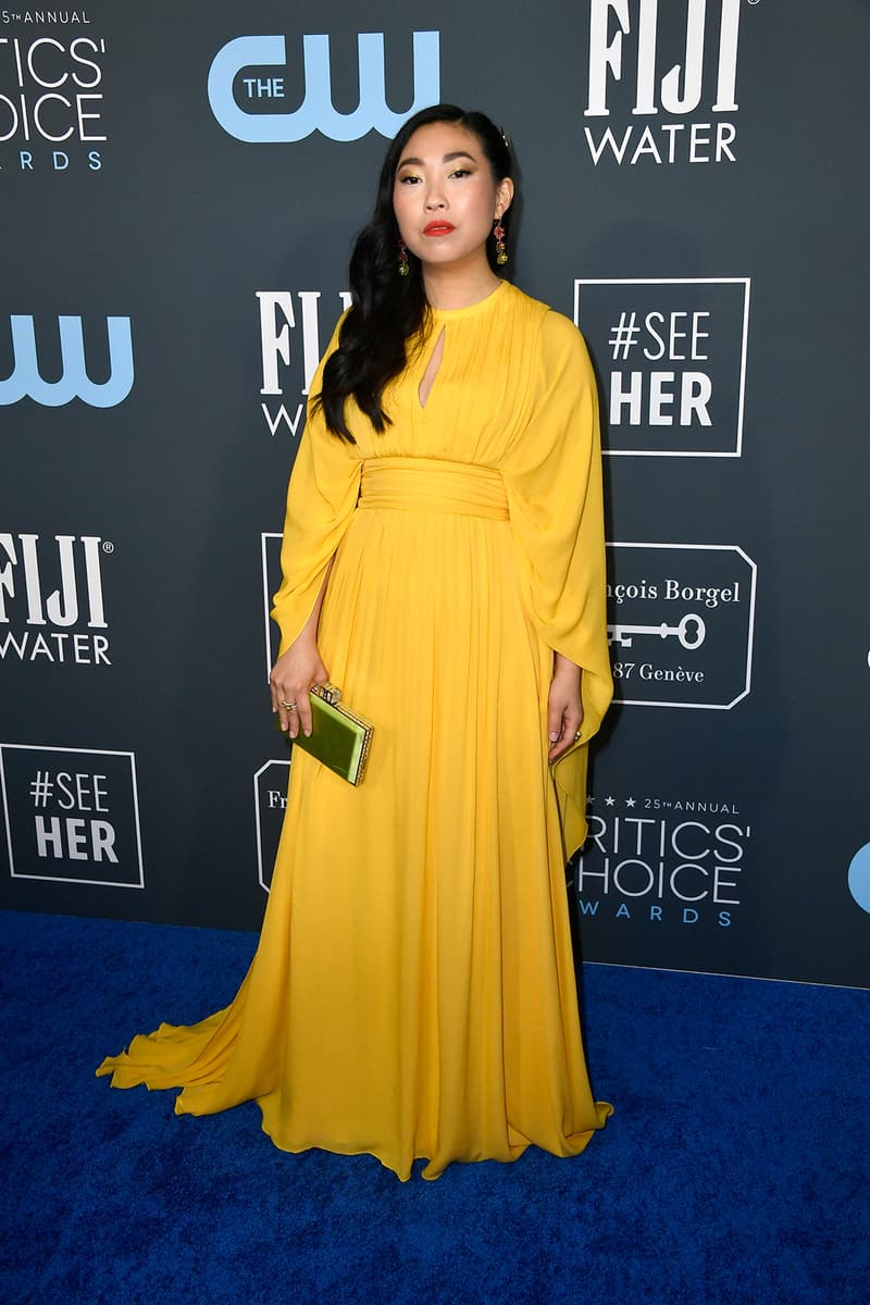 25th critics choice awards best celebrity red carpet looks zendaya saoirse ronan hot pink tom ford dress gown