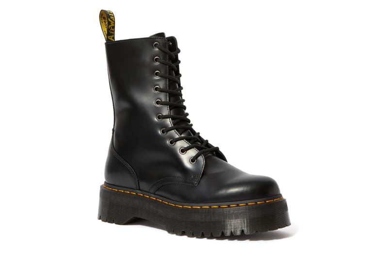 Dr. Martens Cracked Foil Boots Gold Collection Colorful Bold Metallic Texture Fall Winter Shoe