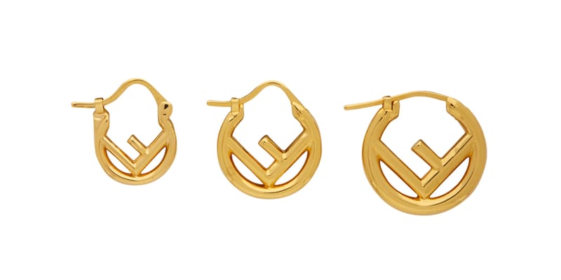 small fendi hoop earrings