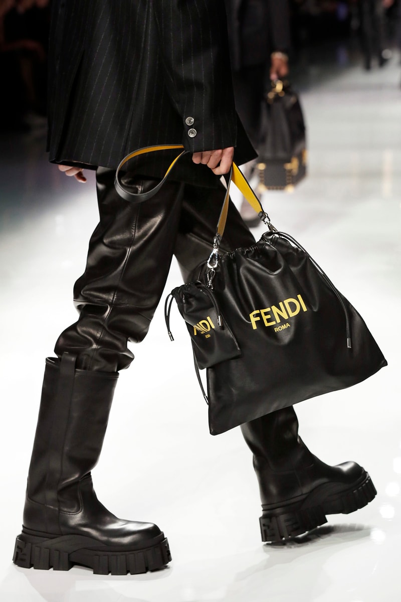 Fendi Fall/Winter 2020 Collection Drawstring Black