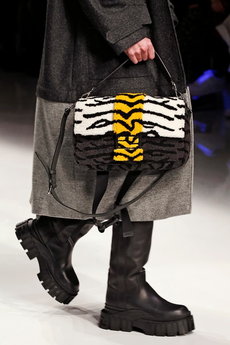 Fendi Fall/Winter 2020 Collection Baguette Zebra