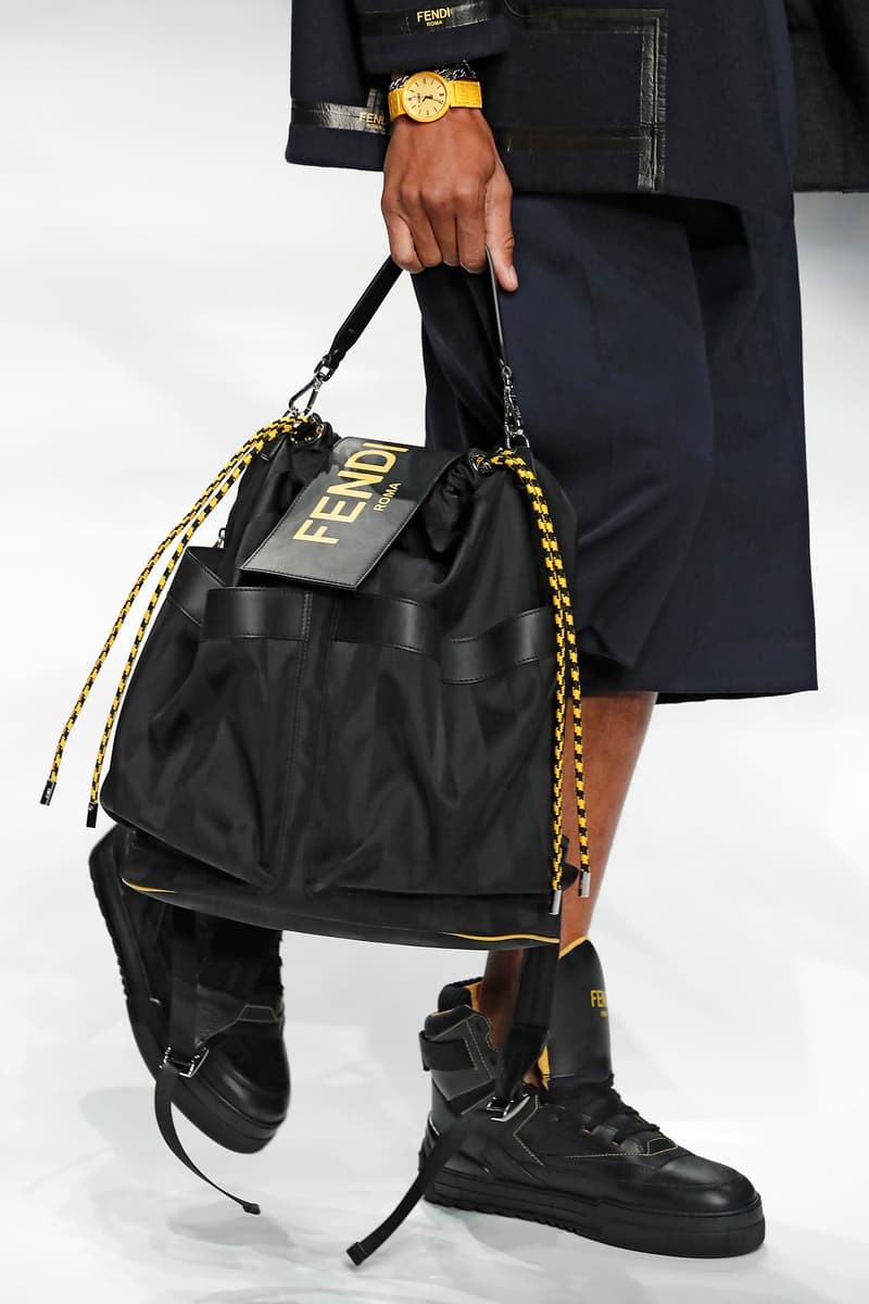 Fendi Fall/Winter 2020 Collection Drawstring Black