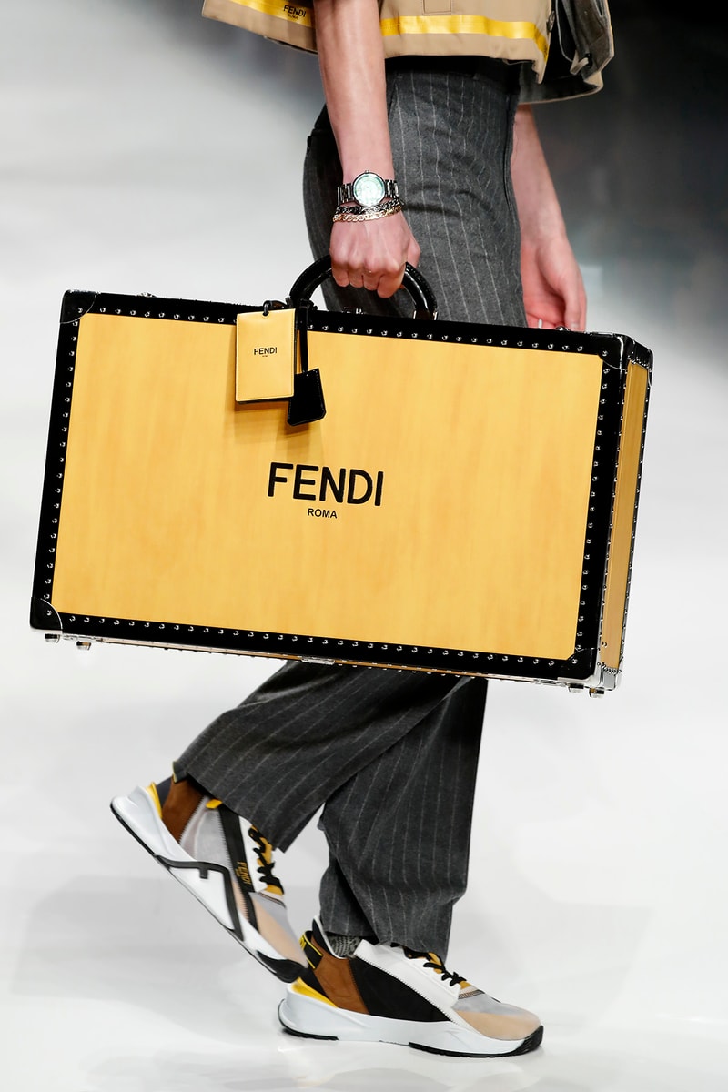 Fendi Fall/Winter 2020 Collection Trunk Yellow
