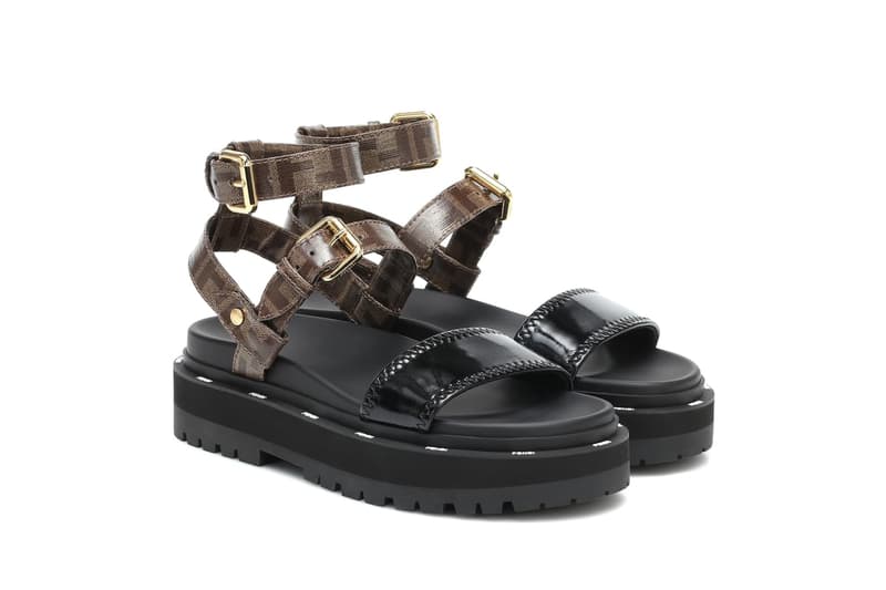 fendi neoprene canvas sandals new season footwear designer shoes