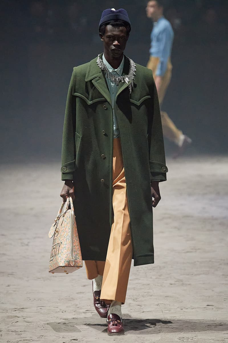 Every Look From Gucci S Fw20 Men S Runway Show Hypebae