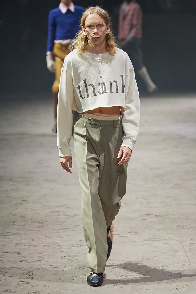 Gucci Fall/Winter 2020 Men's Collection Thank Shirt